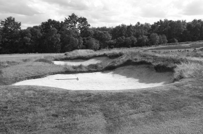 Bunkers such as this pair on the par four 4th blend seamlessly with their surrounds.