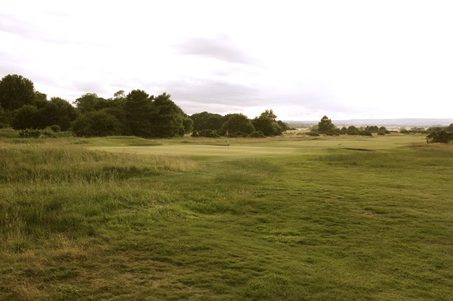 The view looking back down the 15th hole from the 16th tees.